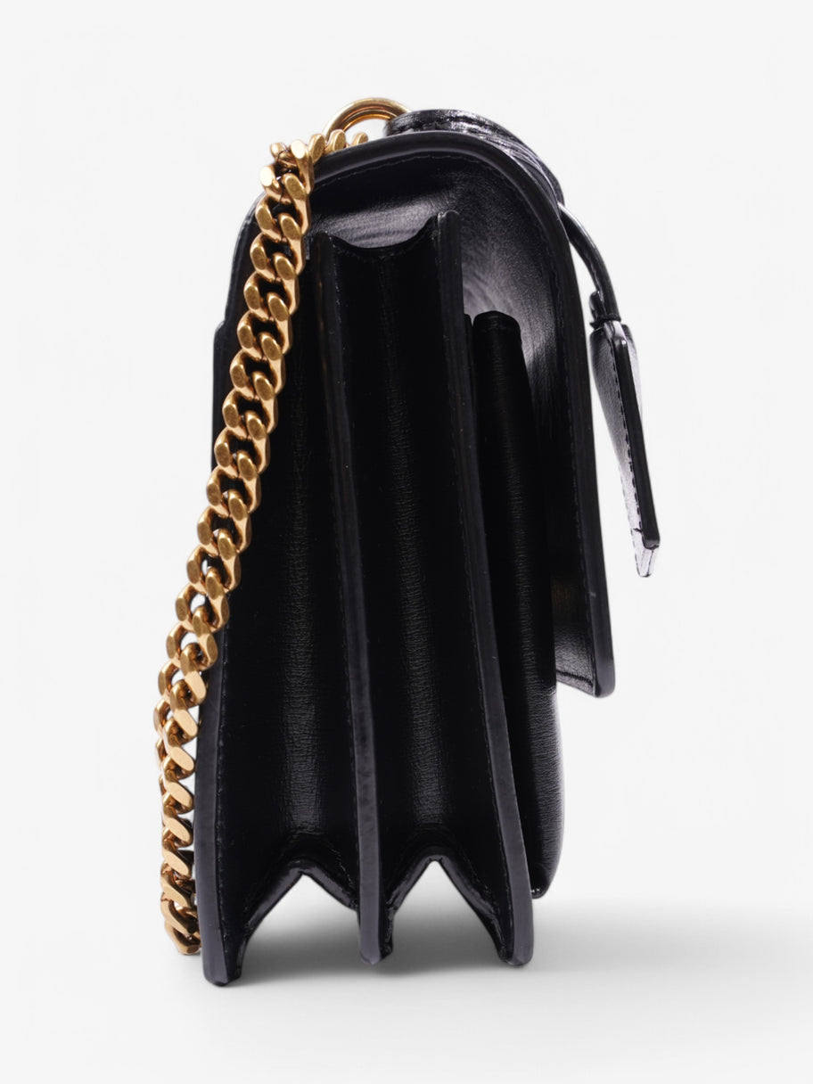 Saint Laurent Sunset Black Leather Medium Image 5