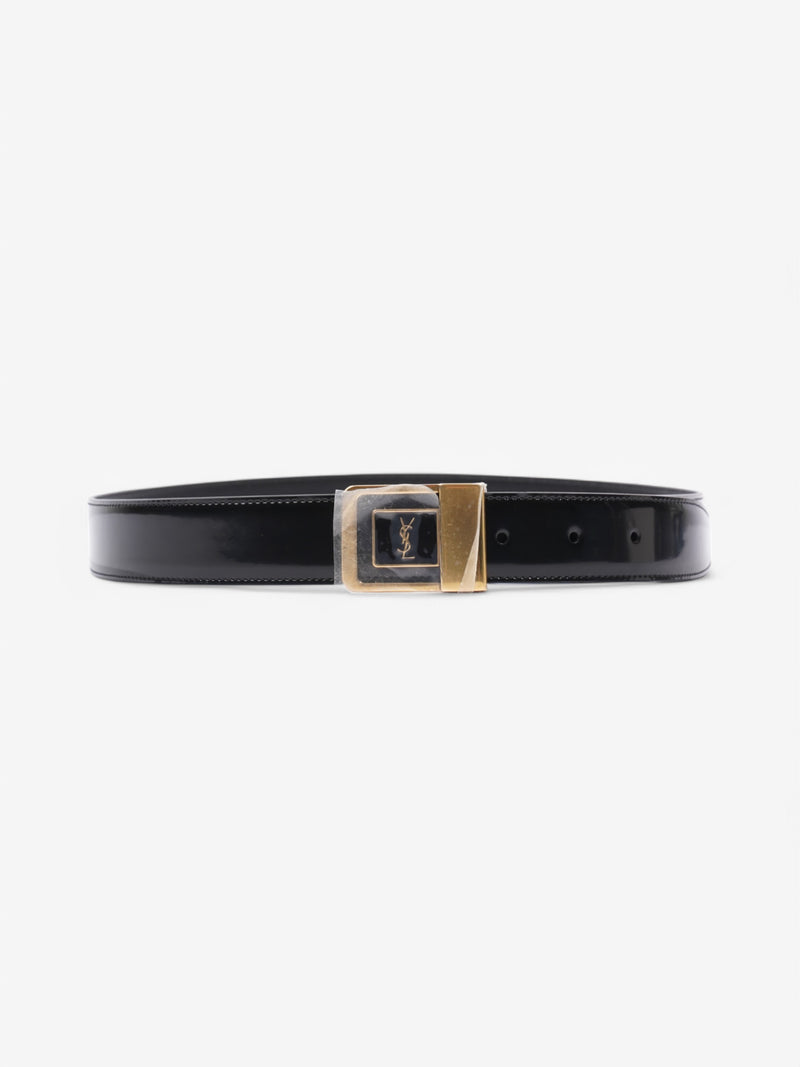  Saint Laurent Buckle Belt Black Leather