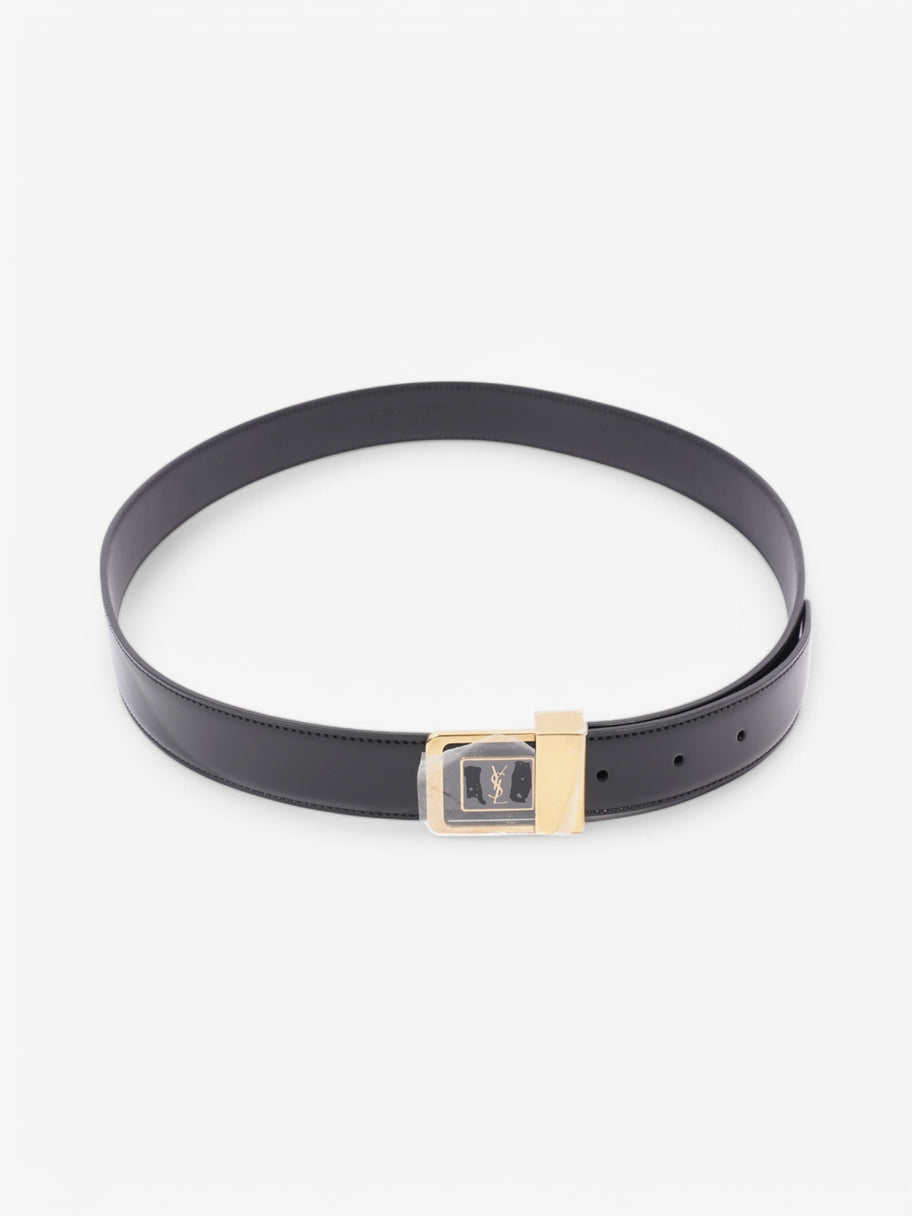 Saint Laurent Buckle Belt Black Leather Image 2