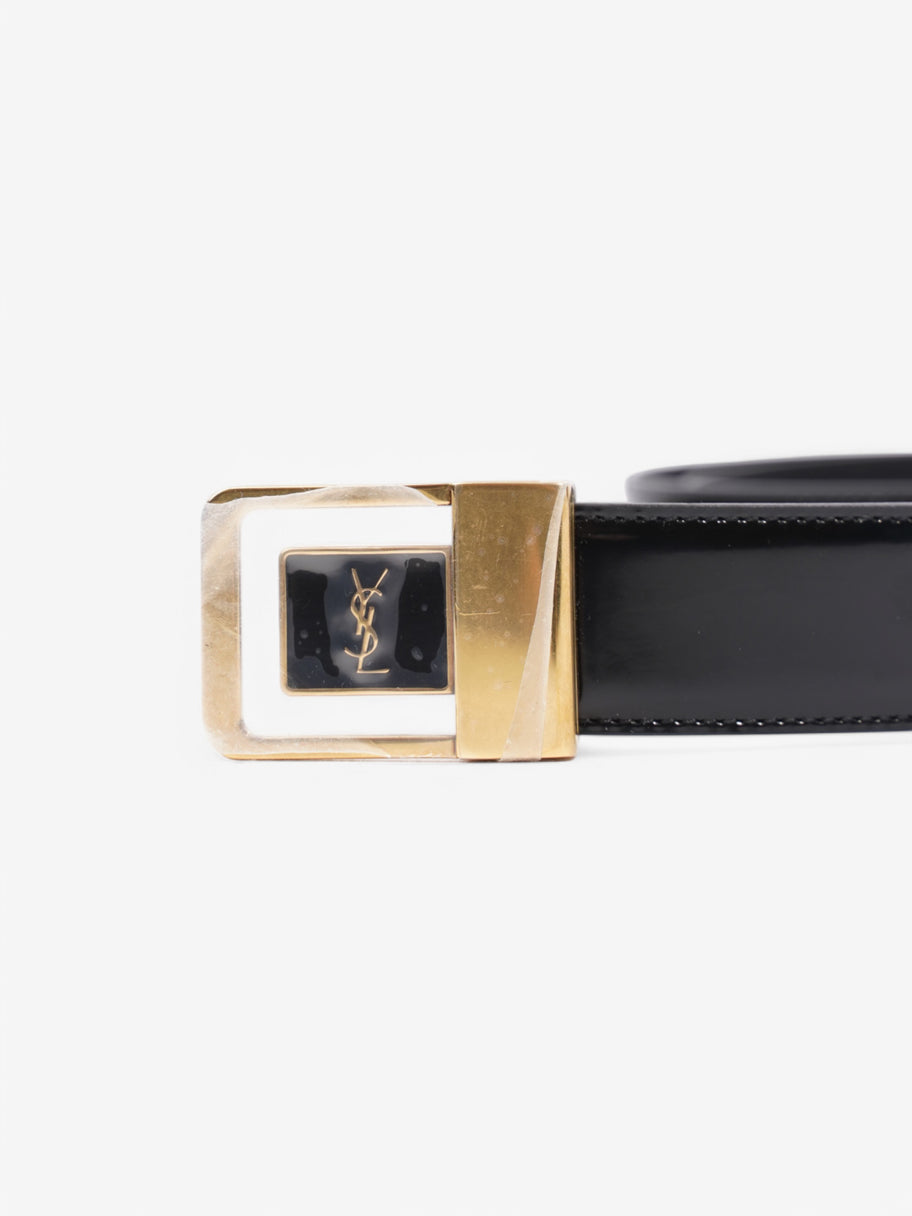 Saint Laurent Buckle Belt Black Leather Image 3