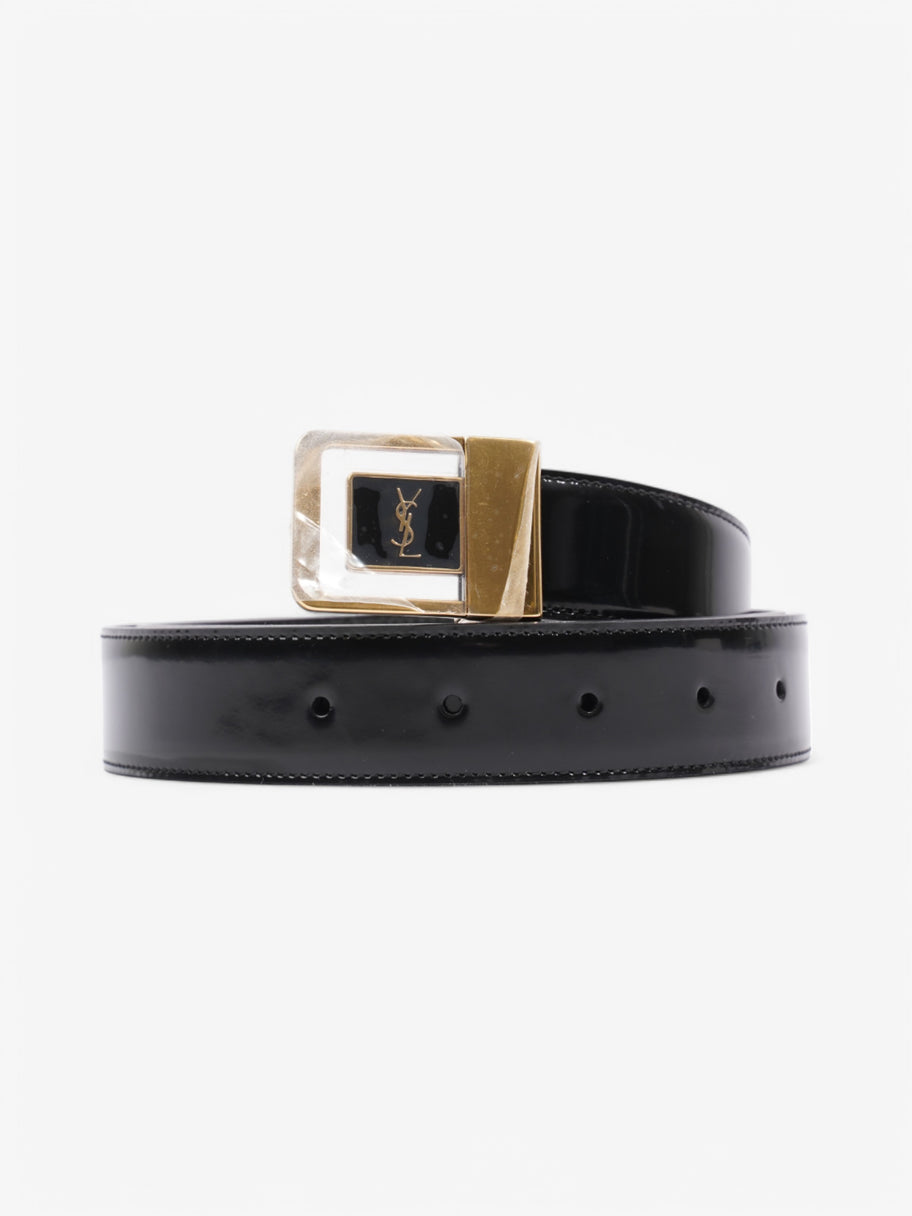 Saint Laurent Buckle Belt Black Leather Image 5