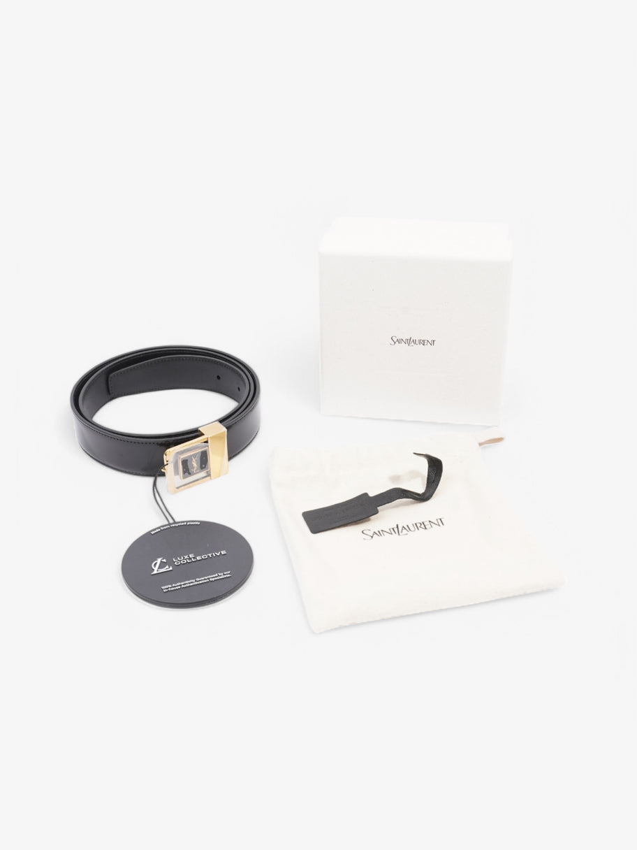 Saint Laurent Buckle Belt Black Leather Image 6