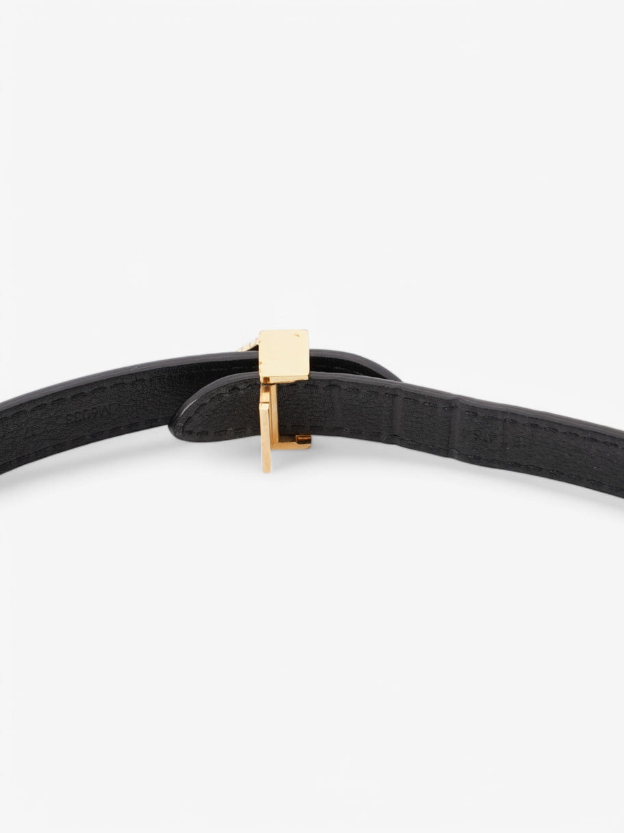 Louis Vuitton Wrap Bracelet Black Leather Image 3