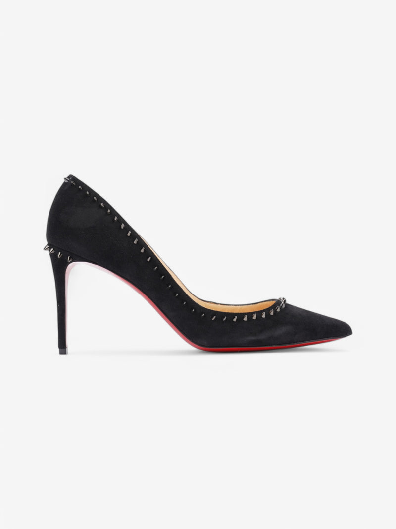  Christian Louboutin Anjalina  85 Black Suede EU 40 UK 7