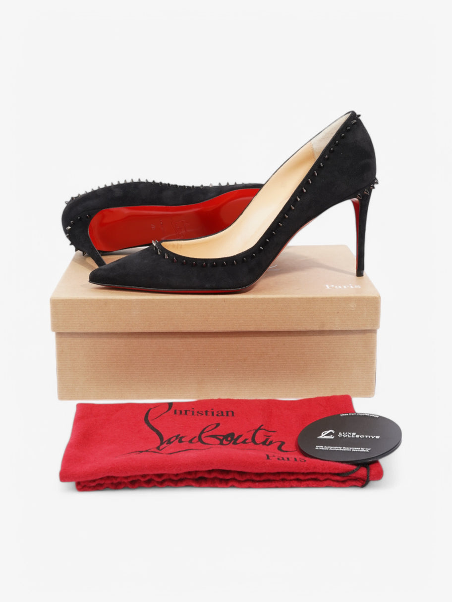 Christian Louboutin Anjalina  85 Black Suede EU 40 UK 7 Image 10