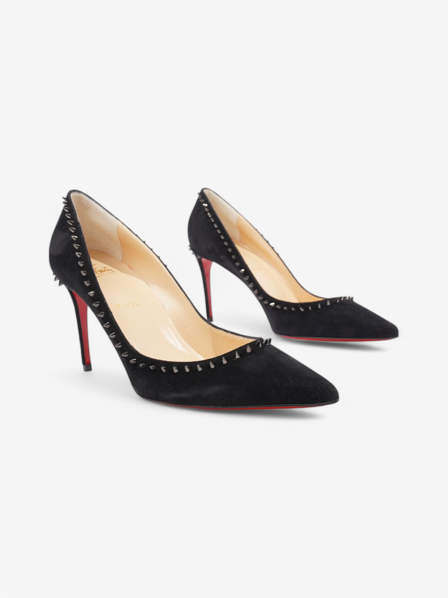 Christian Louboutin Anjalina  85 Black Suede EU 40 UK 7 Image 2