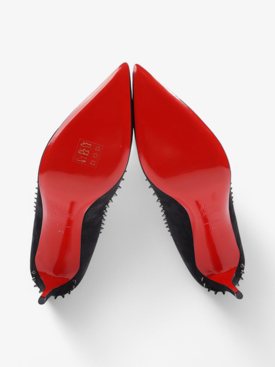 Christian Louboutin Anjalina  85 Black Suede EU 40 UK 7 Image 7