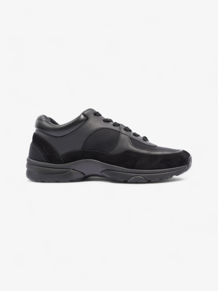 Chanel CC Logo Sneakers Black Suede EU 41 UK 7 Image 4