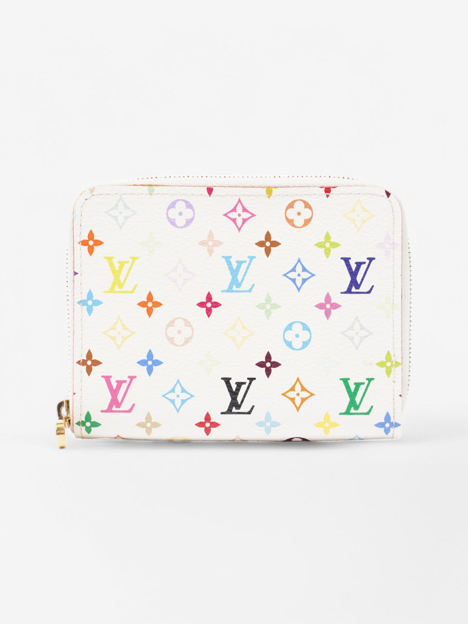 Louis Vuitton Coin Purse Monogram Multicolour / White Coated Canvas Image 1
