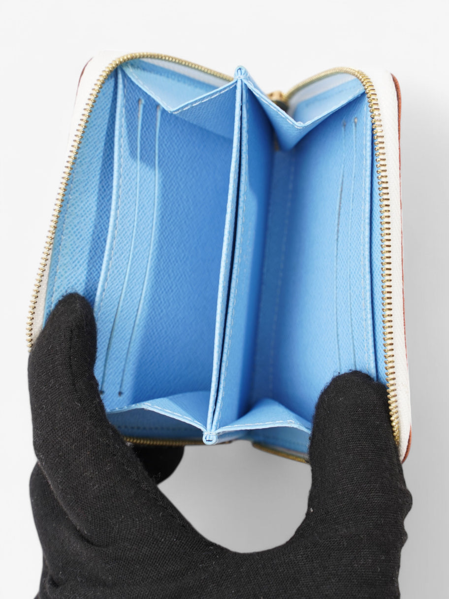 Louis Vuitton Coin Purse Monogram Multicolour / White Coated Canvas Image 3