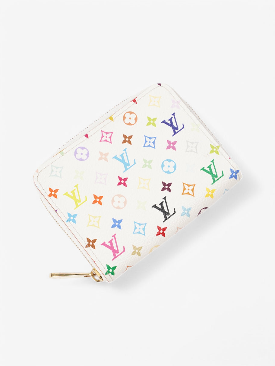 Louis Vuitton Coin Purse Monogram Multicolour / White Coated Canvas Image 4