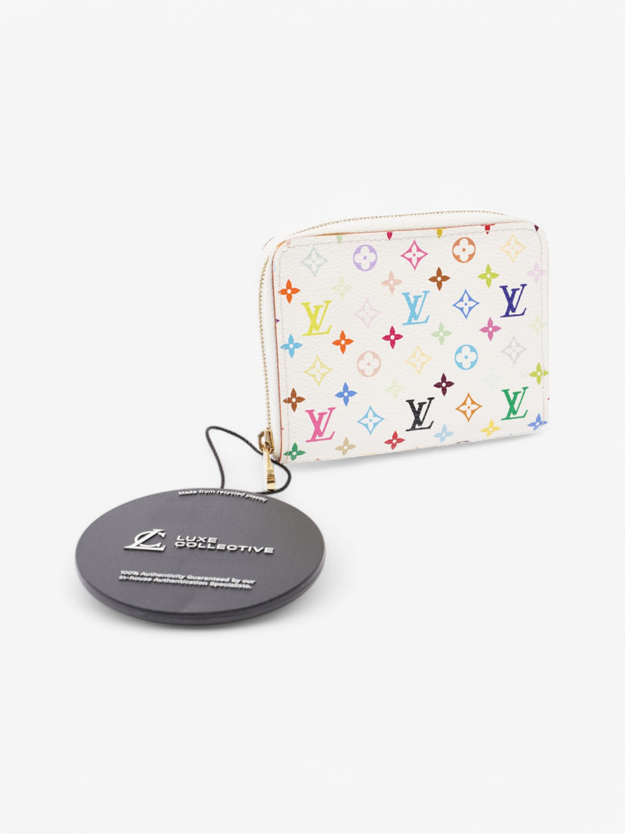 Louis Vuitton Coin Purse Monogram Multicolour / White Coated Canvas Image 5
