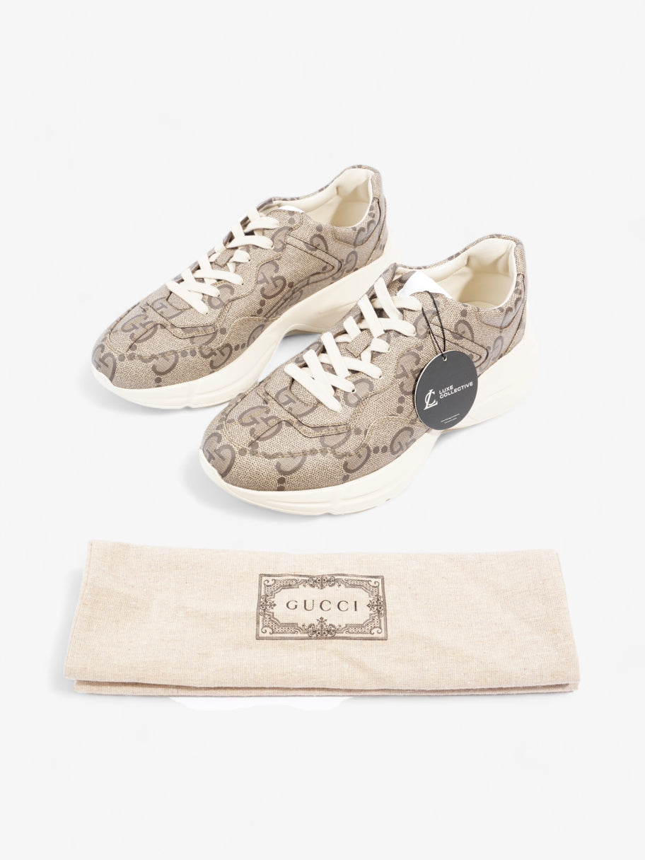 Rython Sneakers Beige Monogram Canvas EU 44 UK 10 Image 10