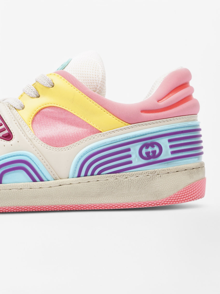 Gucci Basket Sneakers Pink / Light Blue / White Leather EU 39.5 UK 6.5 Image 9