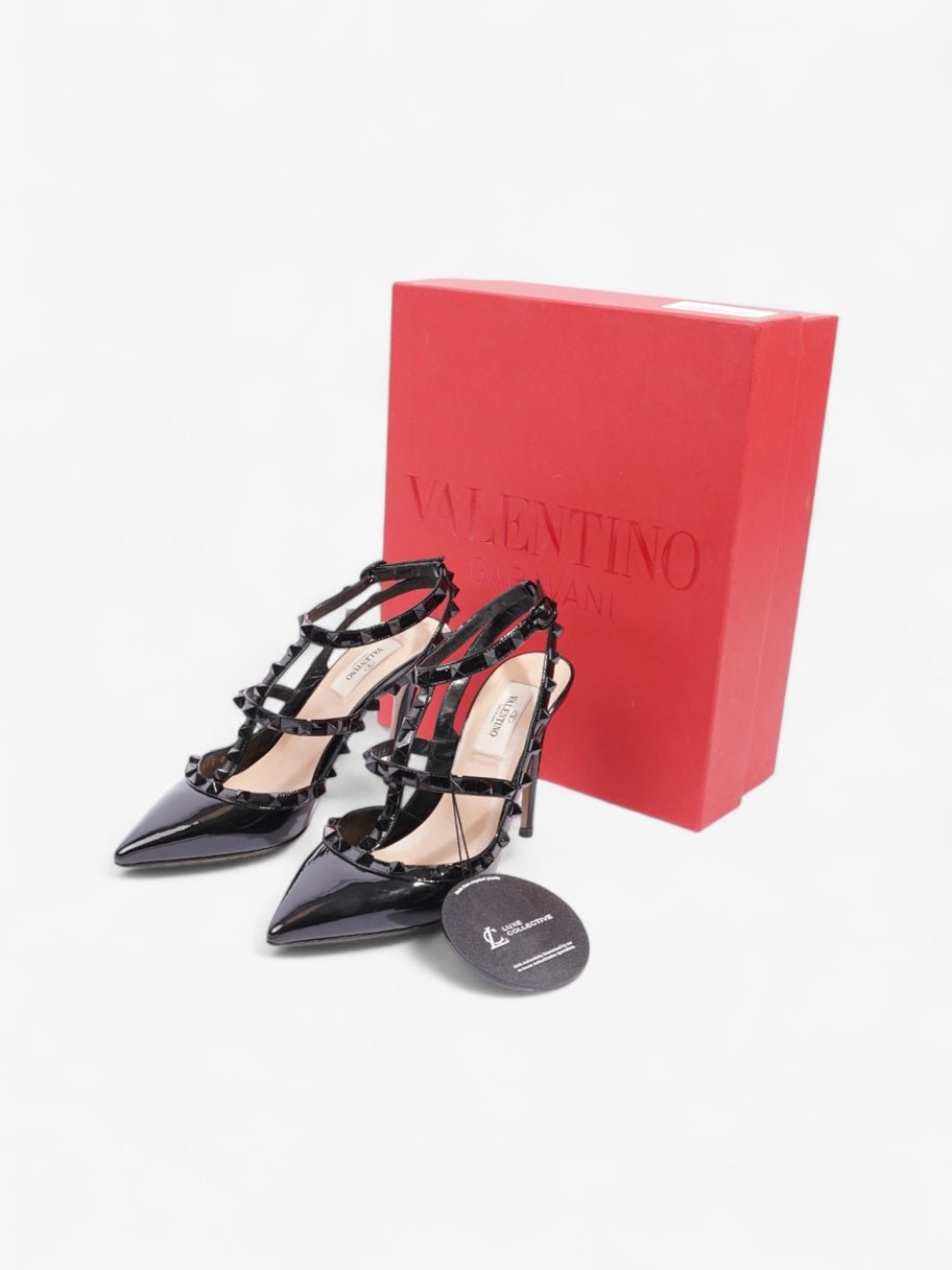 Valentino Rockstud Heels 100 Black Patent Leather EU 38 UK 5 Image 10