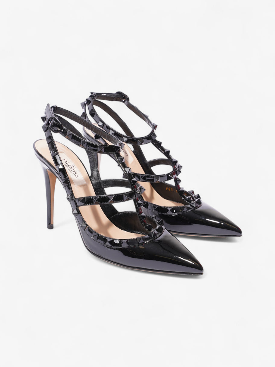 Valentino Rockstud Heels 100 Black Patent Leather EU 38 UK 5 Image 2