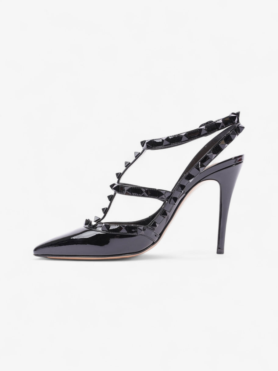 Valentino Rockstud Heels 100 Black Patent Leather EU 38 UK 5 Image 3
