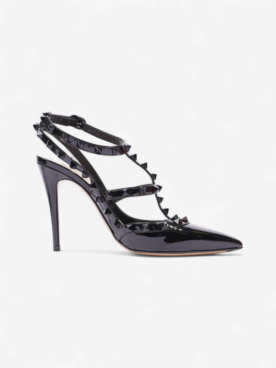 Valentino Rockstud Heels 100 Black Patent Leather EU 38 UK 5 Image 4