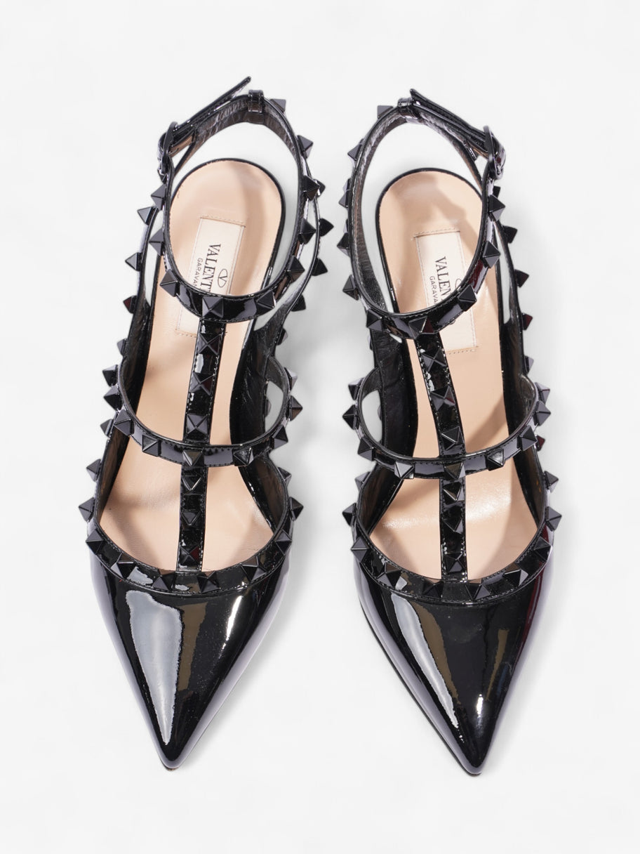 Valentino Rockstud Heels 100 Black Patent Leather EU 38 UK 5 Image 8