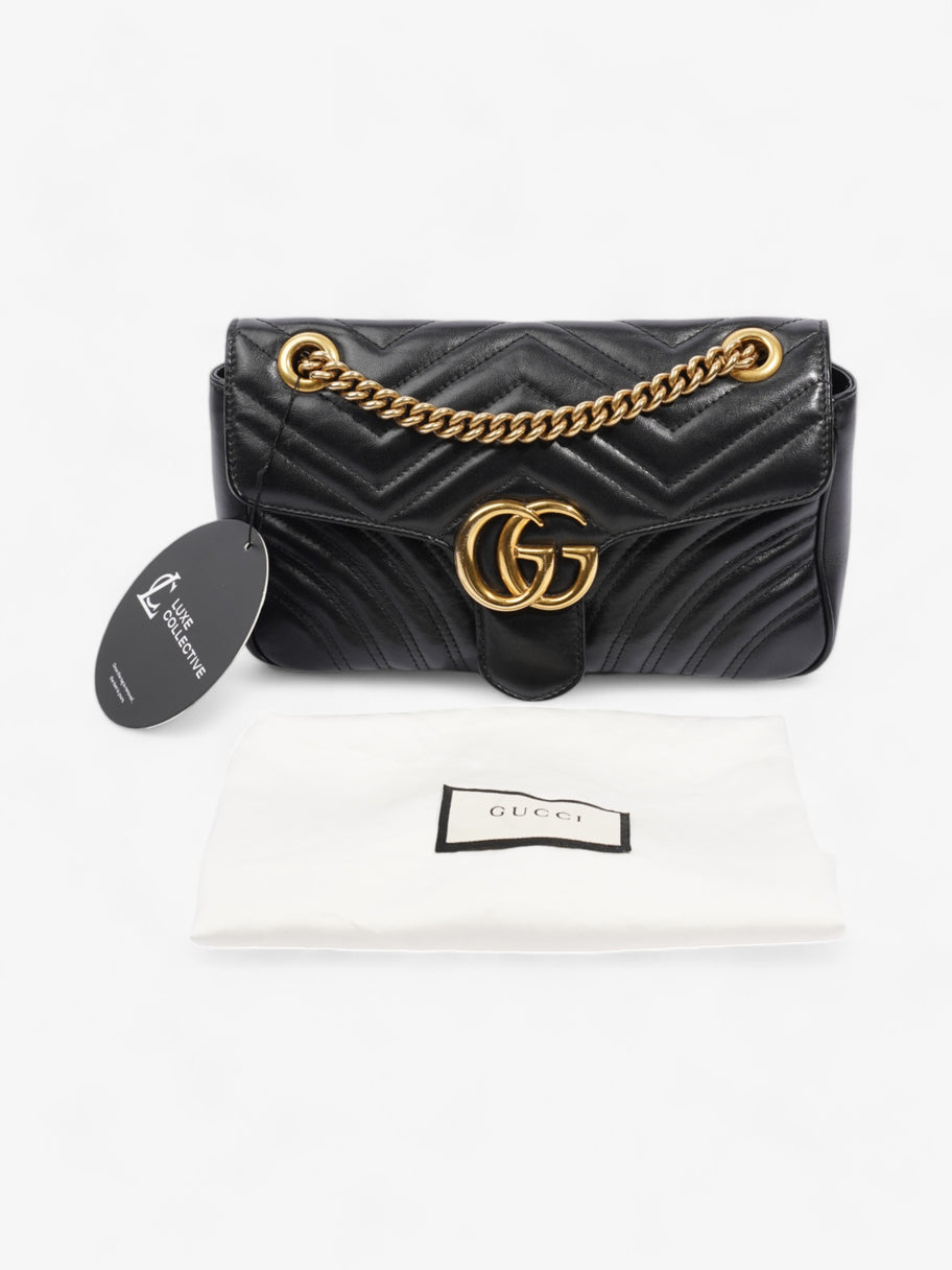 Gucci GG Marmont Black Matelasse Leather Small Image 9
