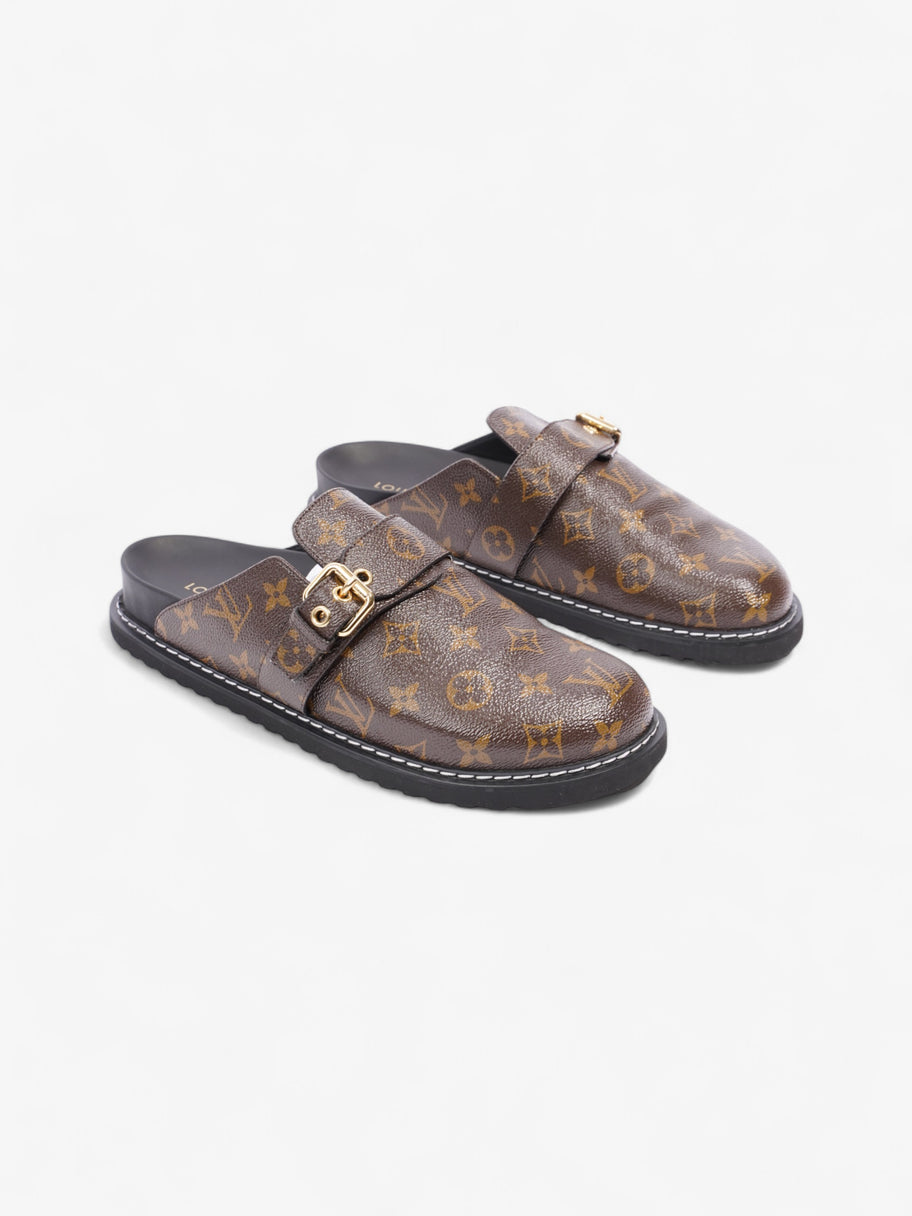 Louis Vuitton LV Unisex Mules Monogram Coated Canvas EU 41 UK 7 Image 2