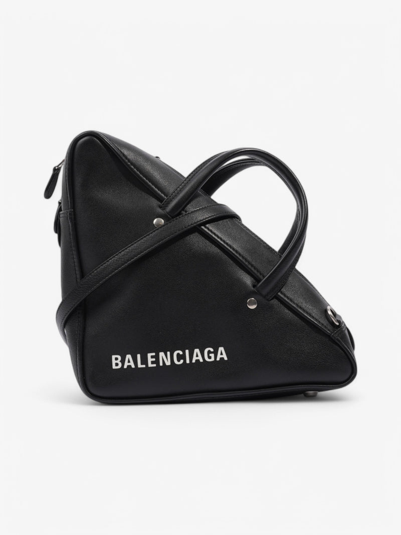 Balenciaga Triangle Bag Black / White Leather