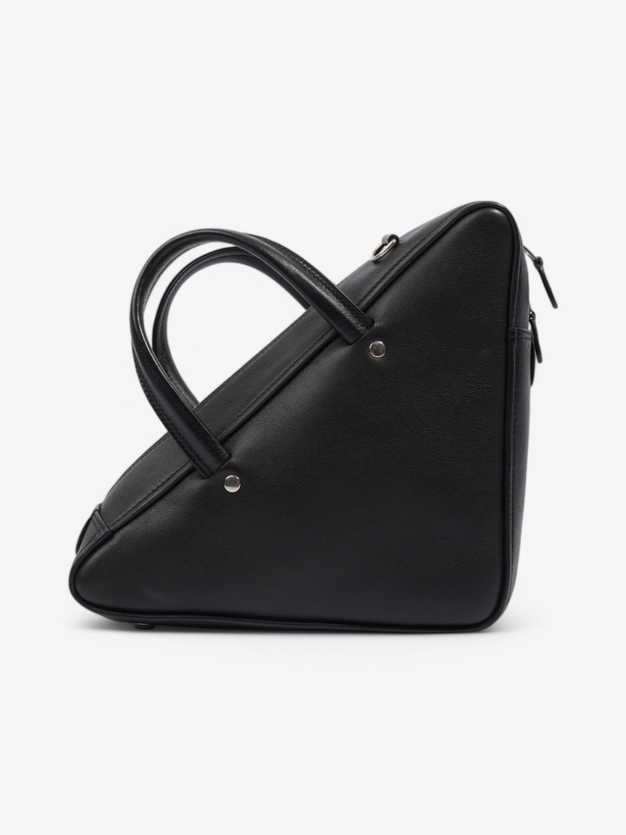 Balenciaga Triangle Bag Black / White Leather Image 4