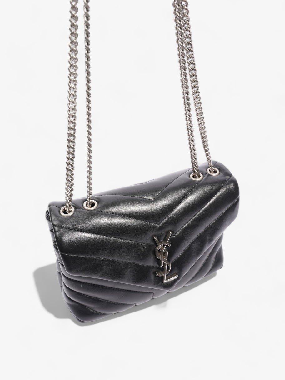 Saint Laurent Lou Lou Black Calfskin Leather Small Image 7