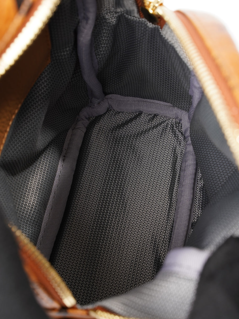 MCM Stark Mini Backpack Tan Leather Image 8