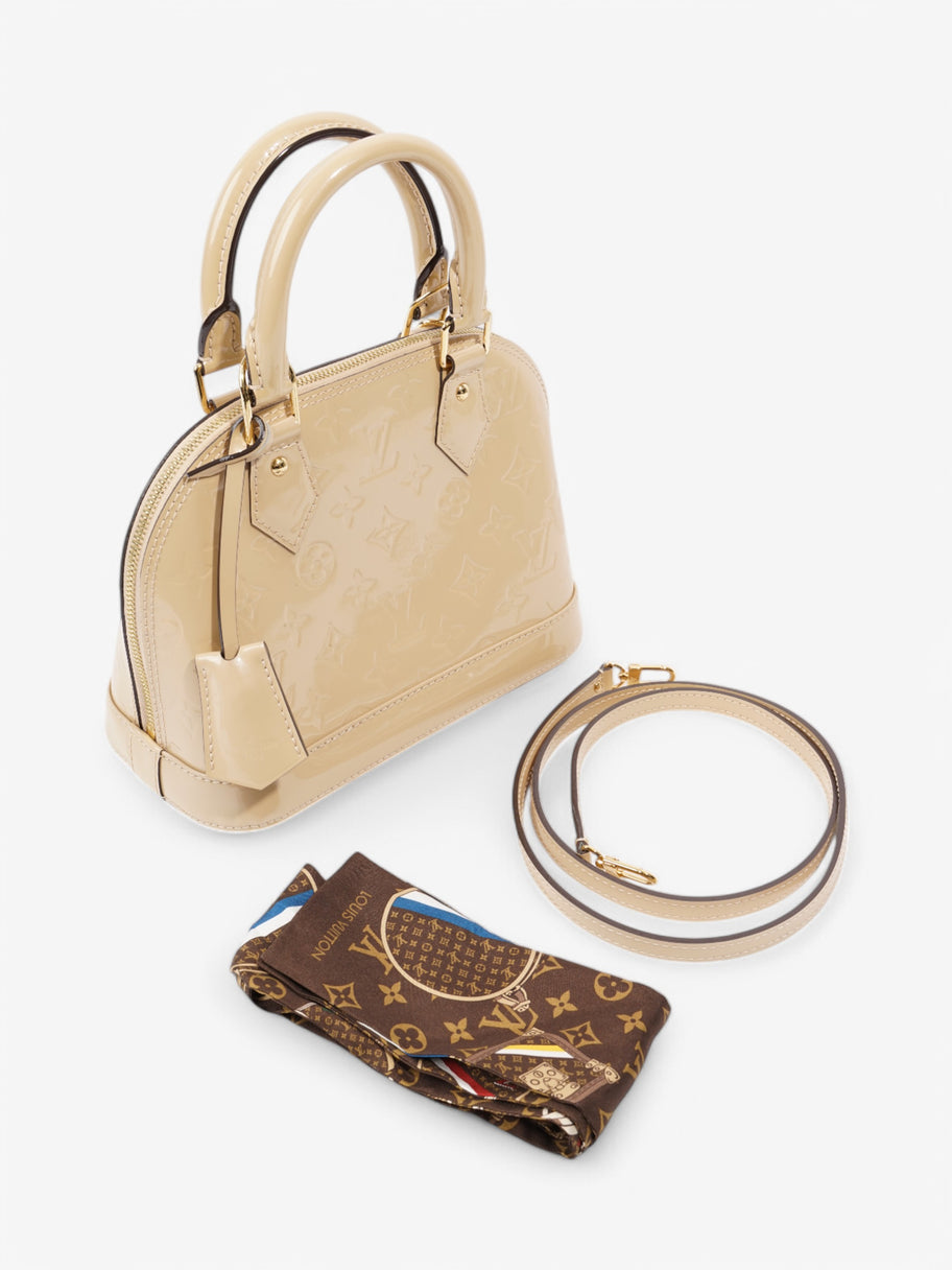 Louis Vuitton Alma Beige Vernis Leather BB Image 8