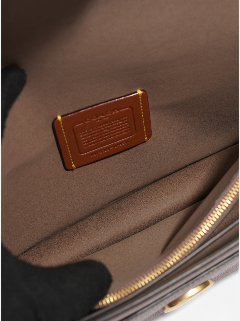 Coach Tabby Brown Grained Leather 26 Image 8