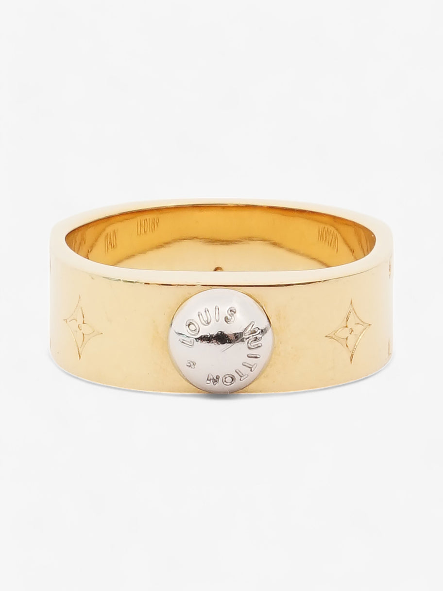 Louis Vuitton Nanogram Ring Gold / Silver Base Metal Small (Circumference - 52mm) Image 1