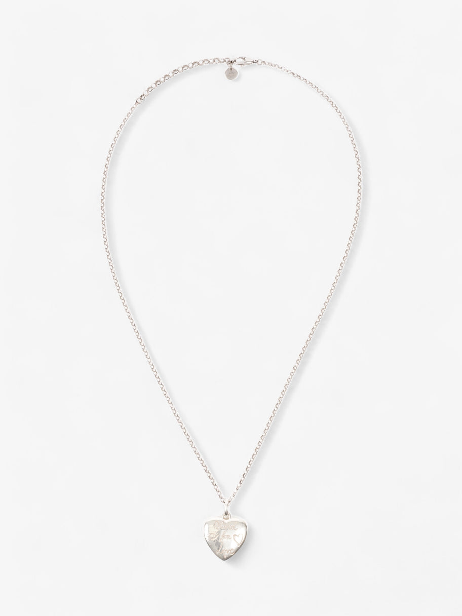 Gucci Blind For Love Necklace Silver Silver Sterling Image 1