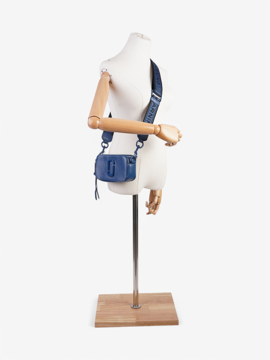 Marc Jacobs The Snapshot Blue Leather Image 2