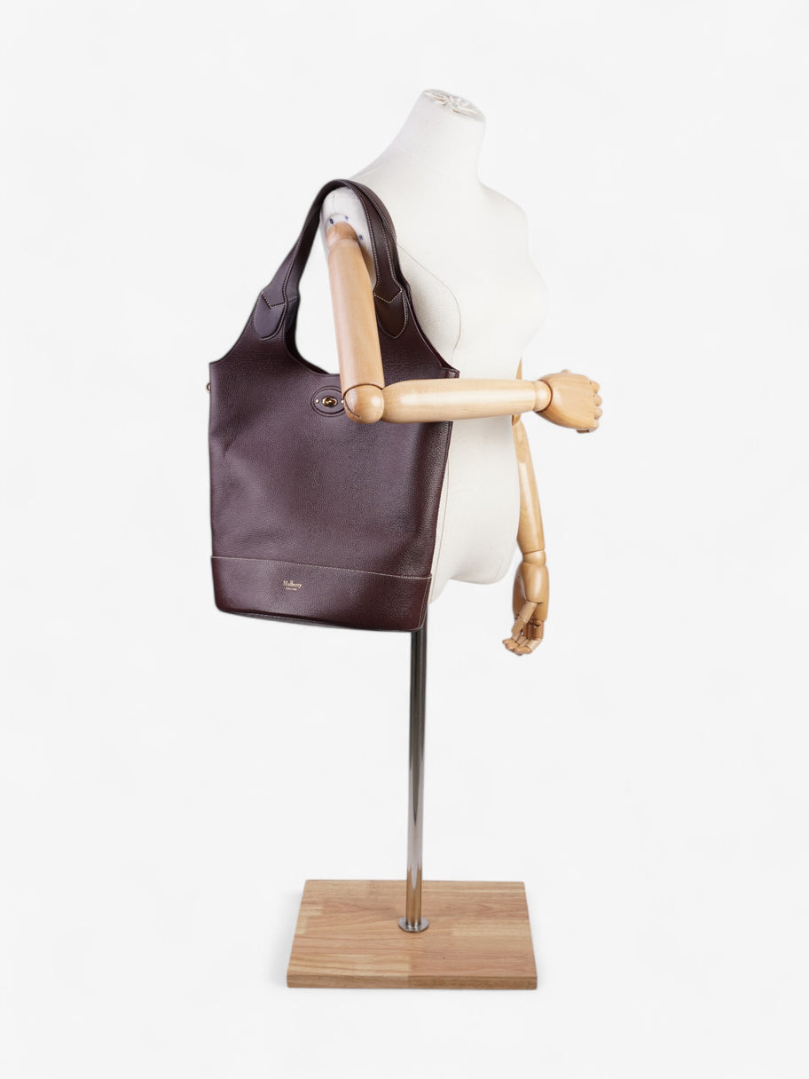 Mulberry Lily Tote Oxblood Calfskin Leather Mini Image 2