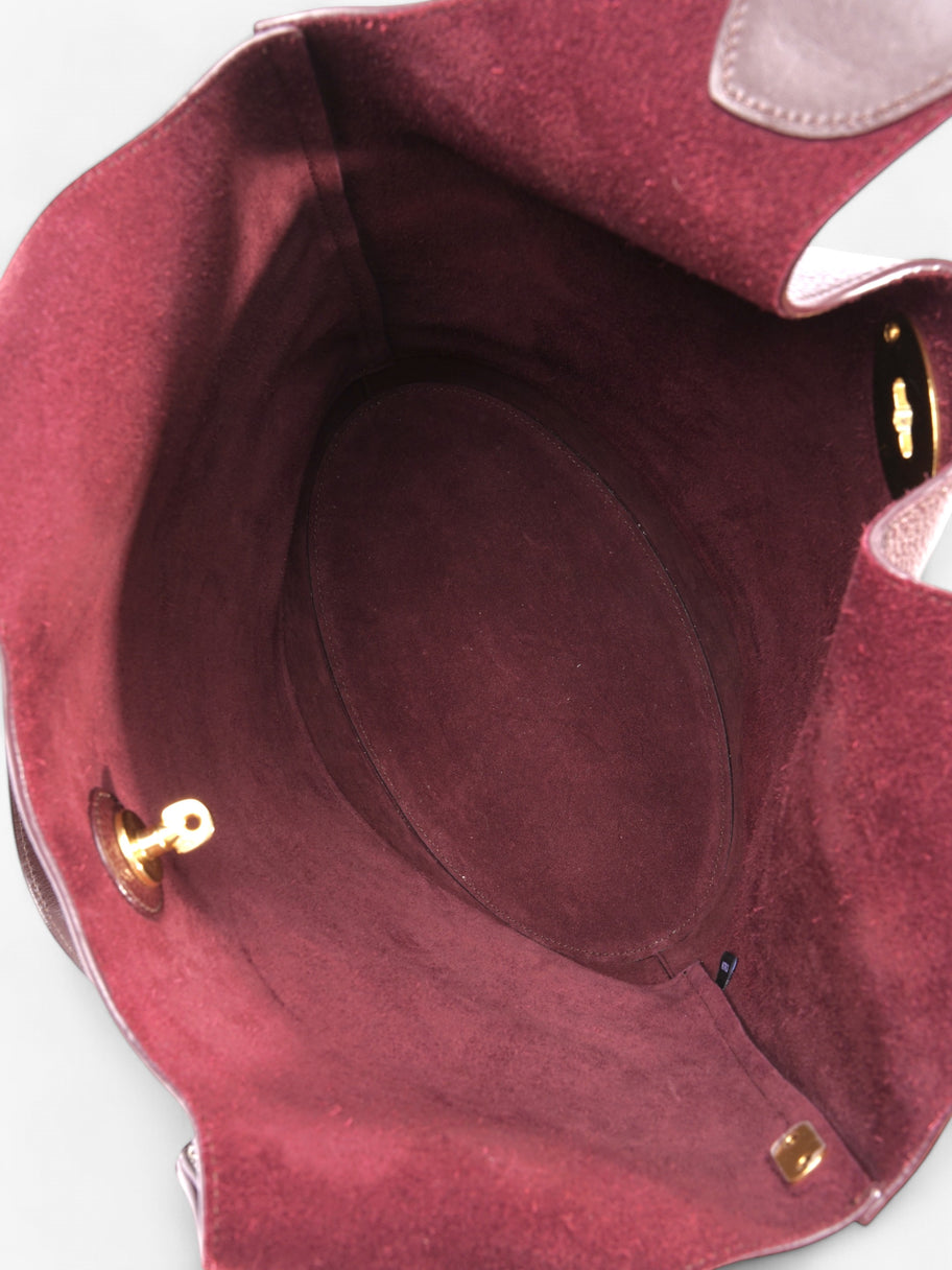 Mulberry Lily Tote Oxblood Calfskin Leather Mini Image 8