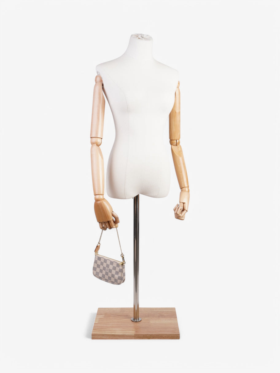 Louis Vuitton Mini Pochette Accessoires Damier Azur Coated Canvas Image 2