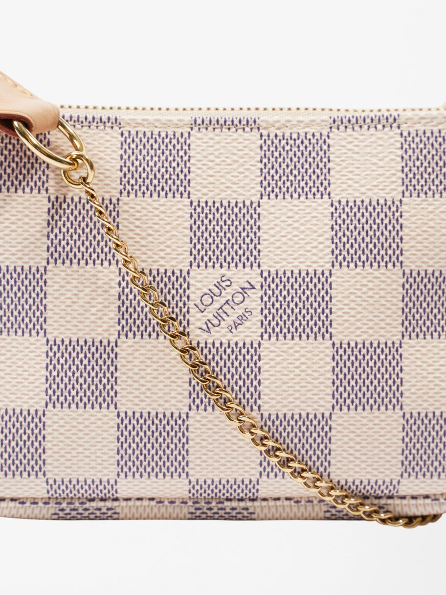 Louis Vuitton Mini Pochette Accessoires Damier Azur Coated Canvas Image 8