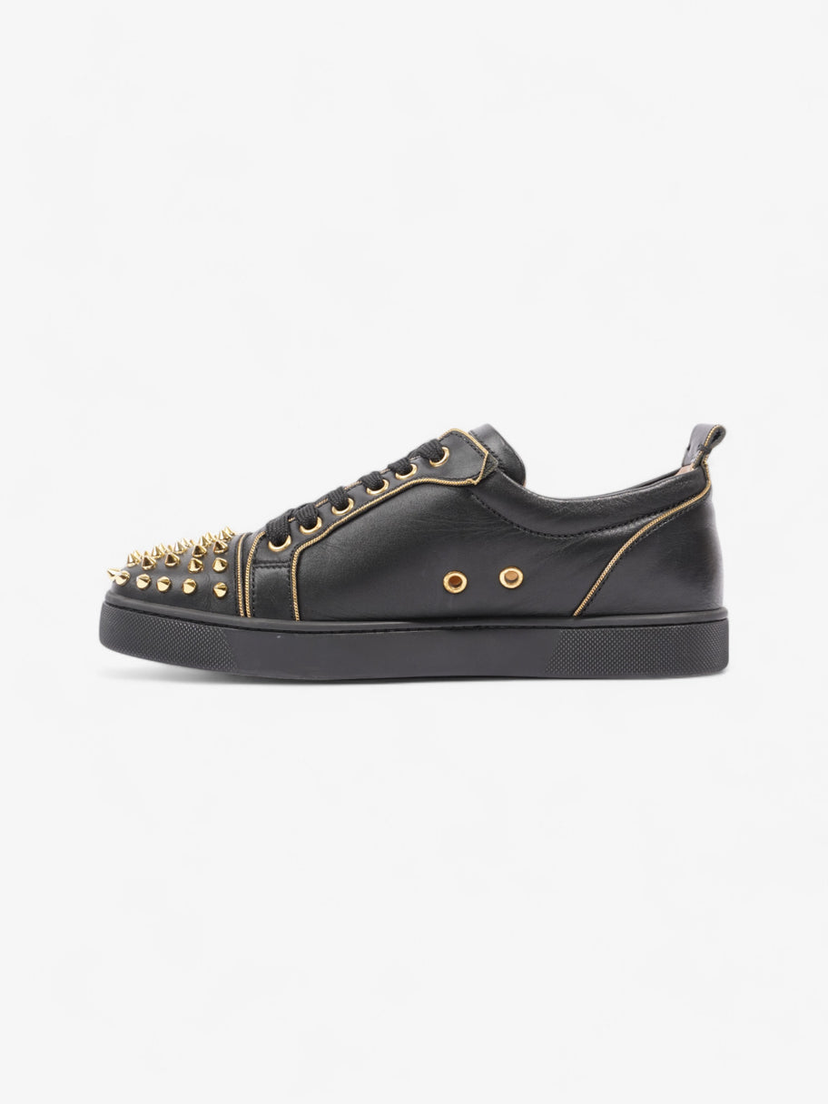 Christian Louboutin Rush Spike Sneakers Black / Gold Leather EU 39 UK 6 Image 3