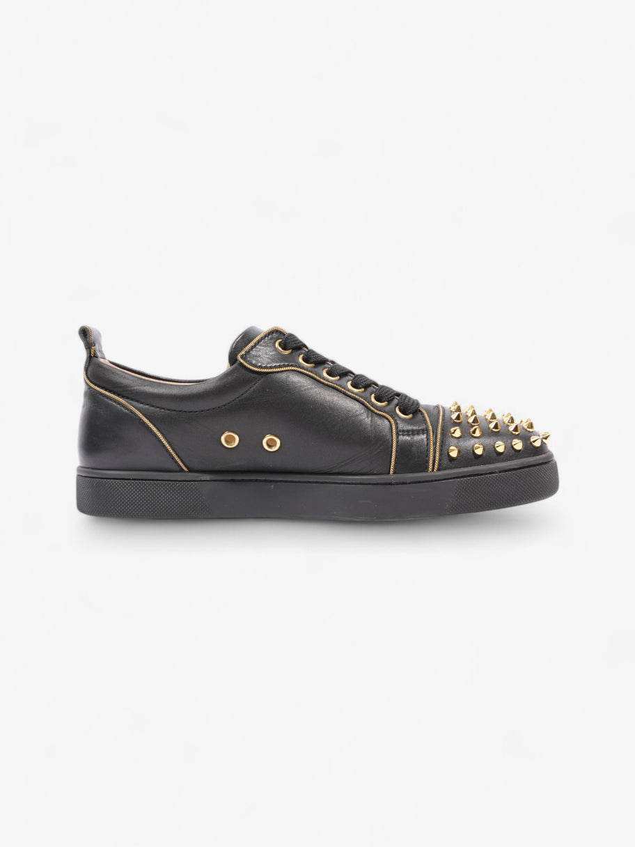 Christian Louboutin Rush Spike Sneakers Black / Gold Leather EU 39 UK 6 Image 4