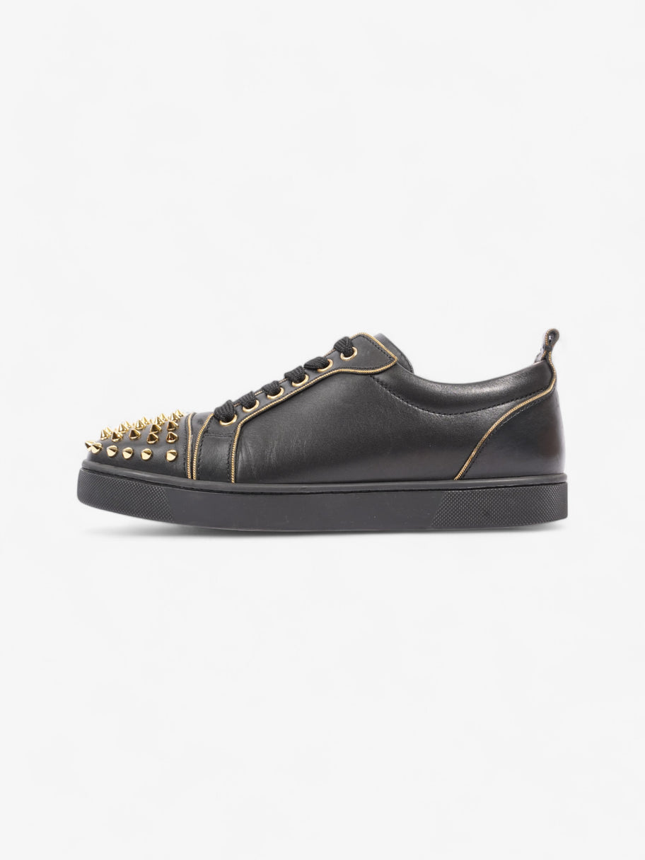 Christian Louboutin Rush Spike Sneakers Black / Gold Leather EU 39 UK 6 Image 5