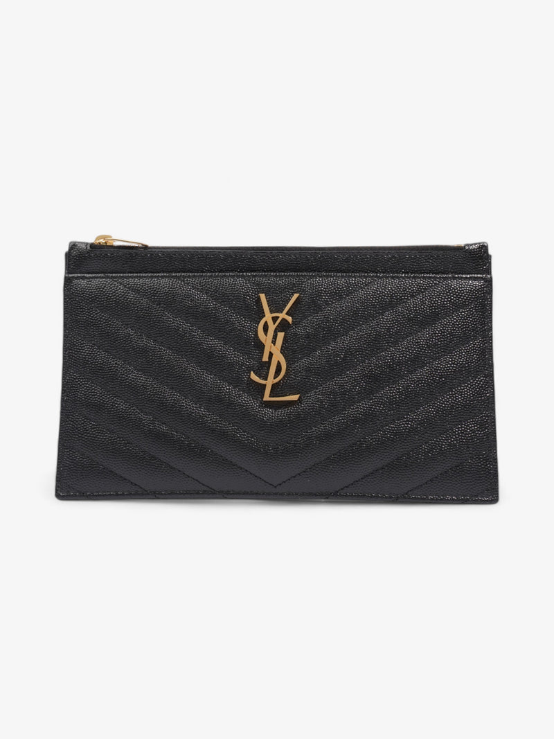  Saint Laurent CASSANDRE MATELASSÉ pouch Black Calfskin Leather
