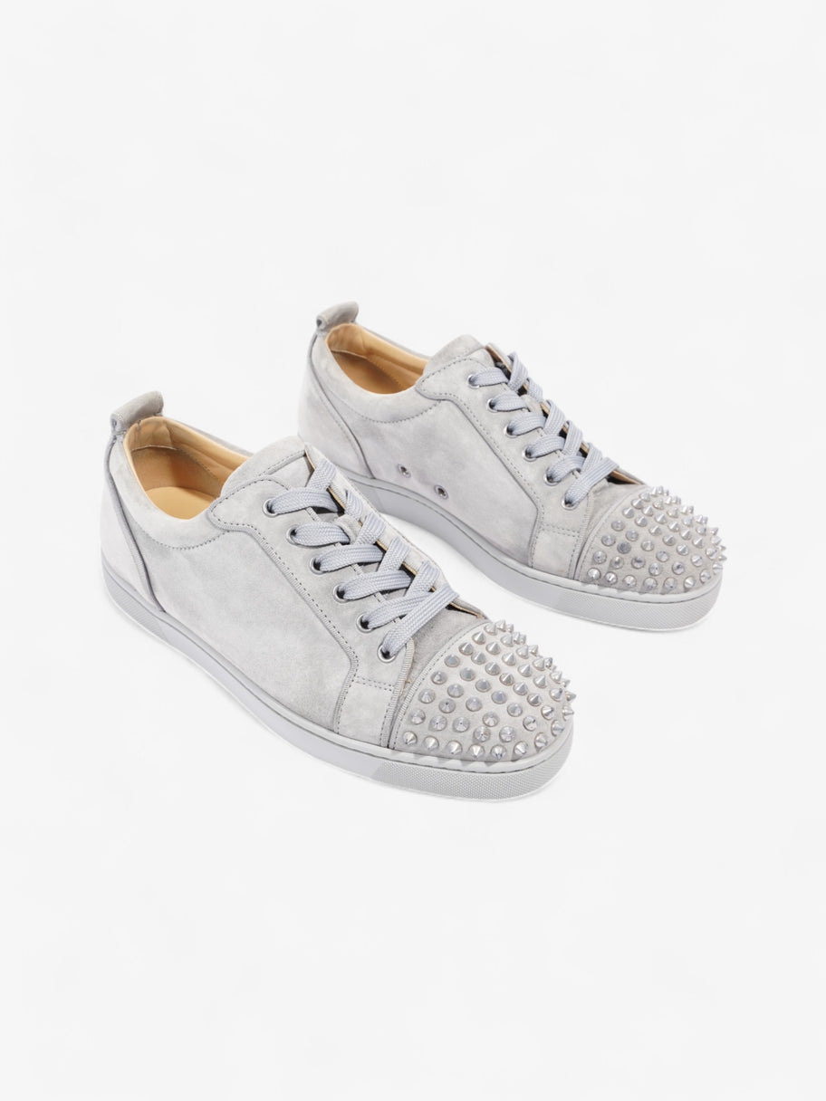 Christian Louboutin Louis Junior Spikes Blue Grey Suede EU 41 UK 7 Image 2