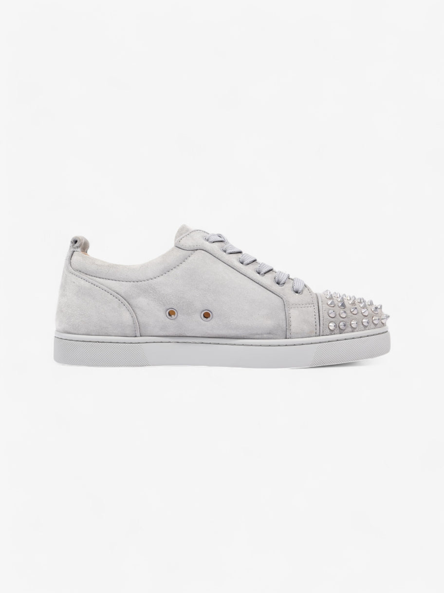 Christian Louboutin Louis Junior Spikes Blue Grey Suede EU 41 UK 7 Image 4