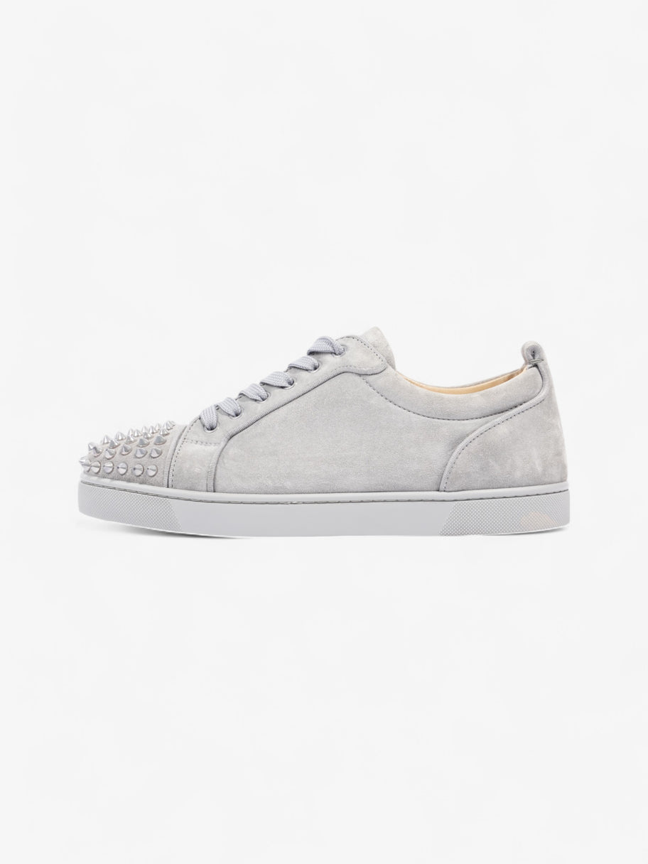 Christian Louboutin Louis Junior Spikes Blue Grey Suede EU 41 UK 7 Image 5