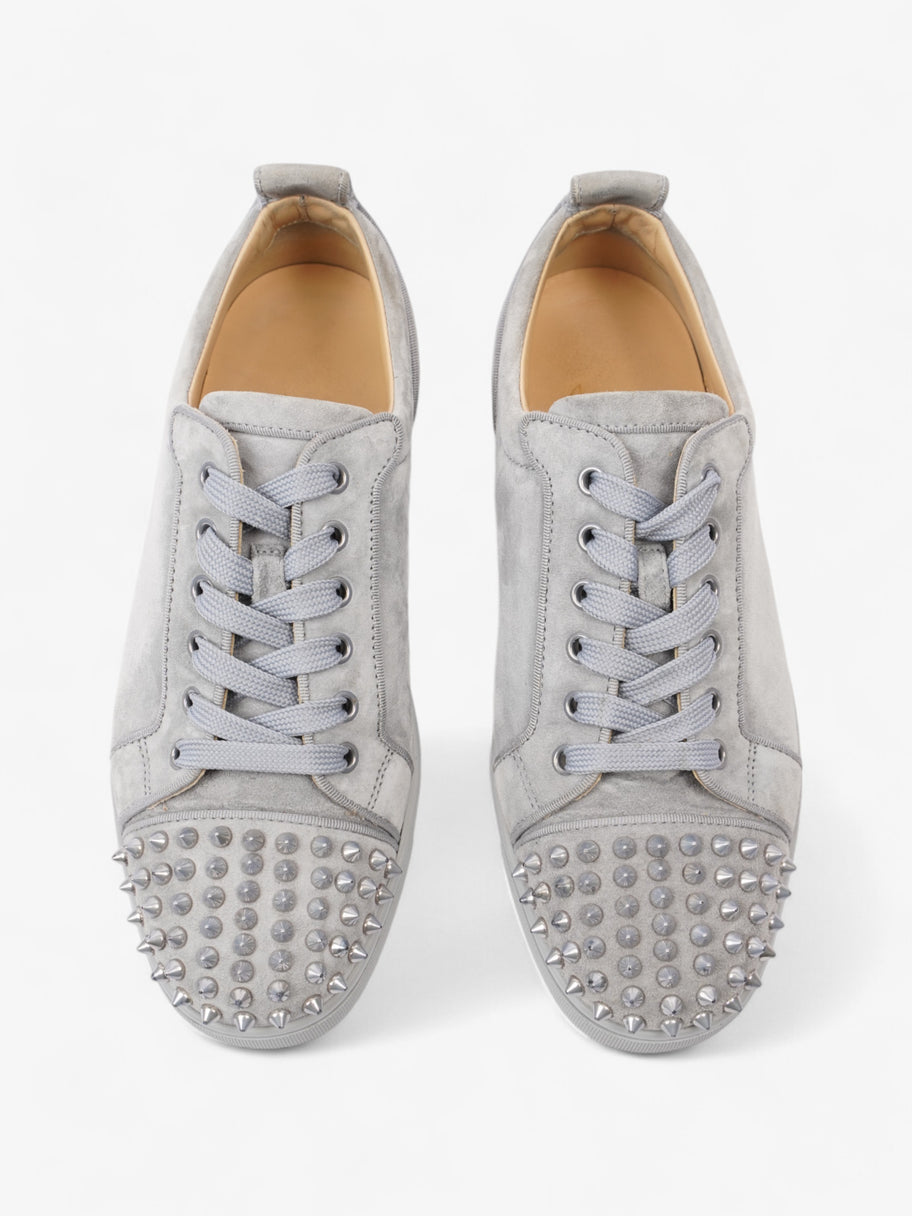 Christian Louboutin Louis Junior Spikes Blue Grey Suede EU 41 UK 7 Image 8