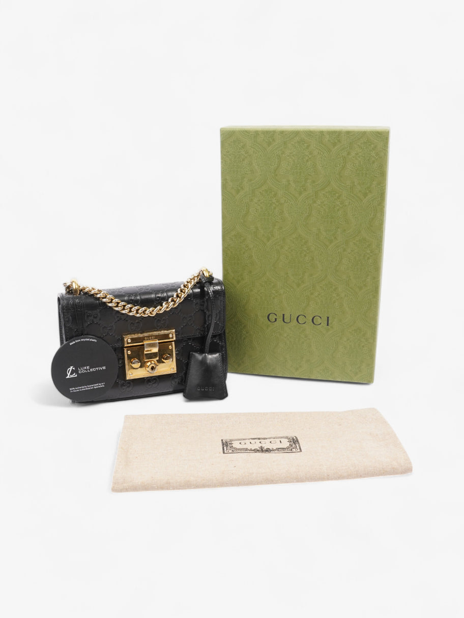 Gucci Padlock Black Leather Small Image 8