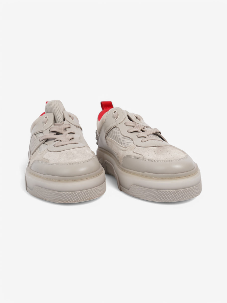 Christian Louboutin Astroloubi Grey / Red Suede EU 44 UK 10 Image 2