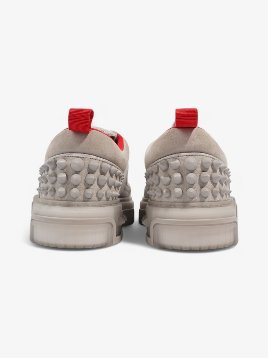 Christian Louboutin Astroloubi Grey / Red Suede EU 44 UK 10 Image 6