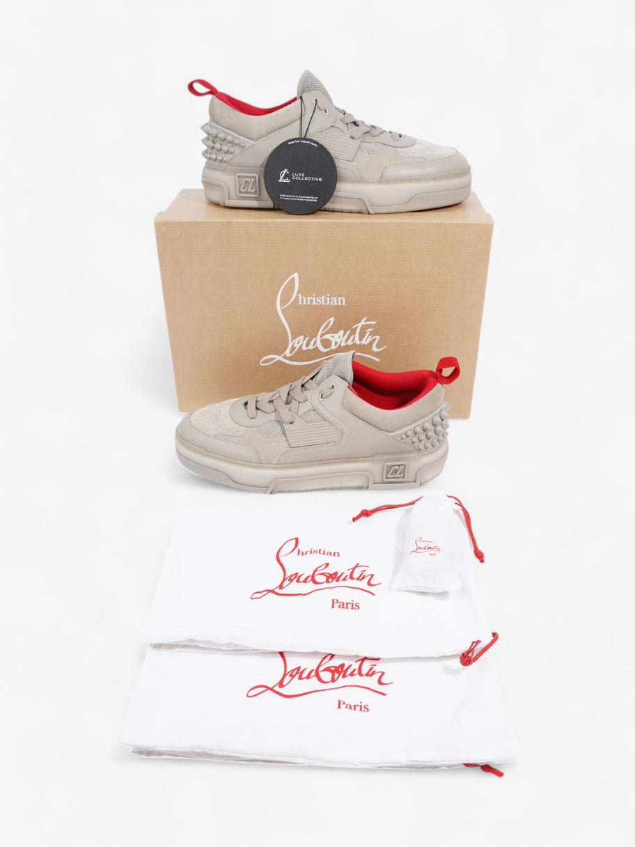 Christian Louboutin Astroloubi Grey / Red Suede EU 44 UK 10 Image 8